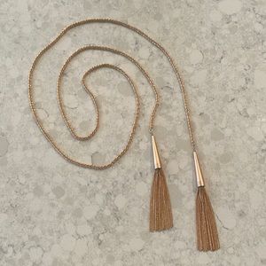 Kendra Scott Rose Gold Phara Lariat Necklace